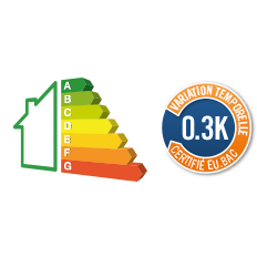 Variation temporelle certifié EU BAC 0.3K